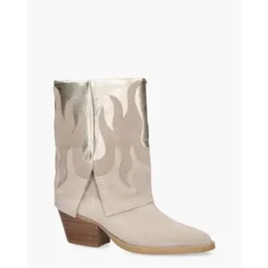 Dwrs Barbados Beige/Multi Dames Enkelboots