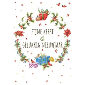 Kaart - Kerst - JBS - Fijne kerst & gelukkig nieuwjaar - KSJ019
