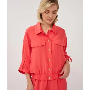 Esqualo Blazer: Koraal, korte mouw ( ESQ.320 )