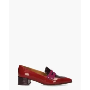 Chie Mihara Jey Rood/Paars Damesloafers