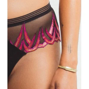 Louisa Bracq Virtual Sunset shorty in zwart