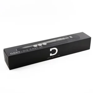 Doxy Die Cast 3R Oplaadbare Wand Massager Mat Zwart