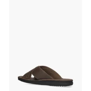 Cypres Walter Donkerbruin Herenslippers