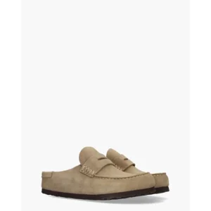 Birkenstock Naples Wrapped Beige Damesslippers