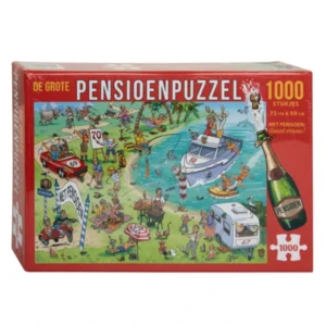 Klein Twinkelen onderwijzen Puzzel - Pensioen - 1000st. - 75x50cm - Legpuzzels - Shopa