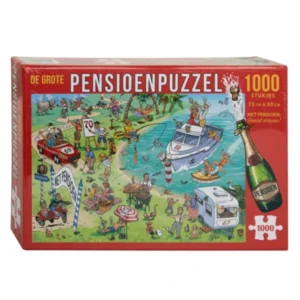 Puzzel - Pensioen - 1000st. - 75x50cm