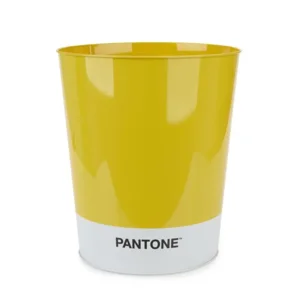 Prullenbak Pantone 10 L Geel / Wit Balvi