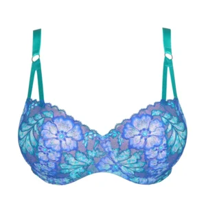 Prima Donna Twist Morro Bay voorgevormde balconnet bh in aqua blauw