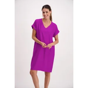 Signe Nature Kleed: Violet, effen ( Signe.1309 )