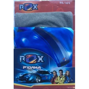 ROX pyjama blauw auto 98/104 lange mouwen lange broek