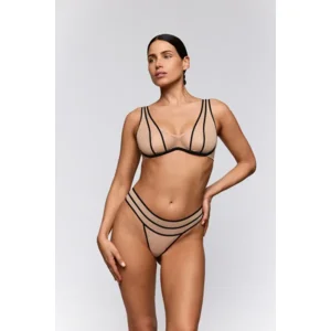 Sarda Yulimar beugel bh in zwart en nude