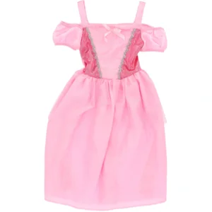 Kostuum - Jurk - Prinses - Roze - mt.116/128