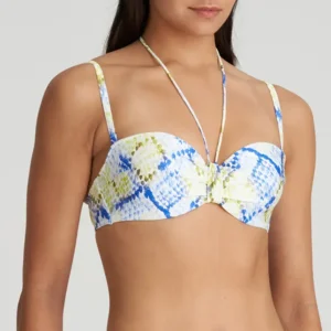 Marie Jo Swim Lundey strapless bikini in multicolor