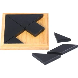 Spel - Tangram - Hout - 13x13cm