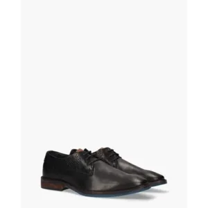 Jenszen Stan Zwart Heren Veterschoenen