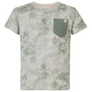 Noppies Jongens Kinderkleding Groene Tshirt Ricardo Willow Grey