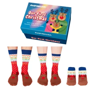 United Oddsocks Baby Our First Christmas 3 Paar