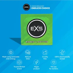 EXS Ribbed & Dotted Condooms 48 Stuks