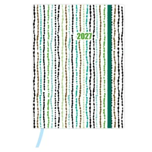 Agenda - Natuurlijke verticale lijnen - 2027 - 10,5x14cm