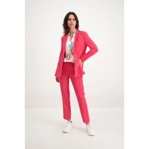 Signe Nature Blazer vest: Fuscia, Volledig gevoerd ( Signe.1219 )