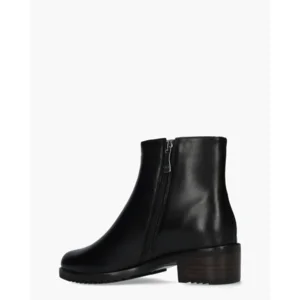 Everybody 11653 Donkerbruin/Zwart Dames Enkelboots