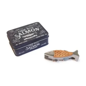 Balvi Multitool Zalm in Metalen Cadeaudoos