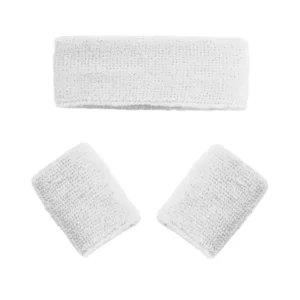 Zweetbandjes - Wit - Set - 3dlg.