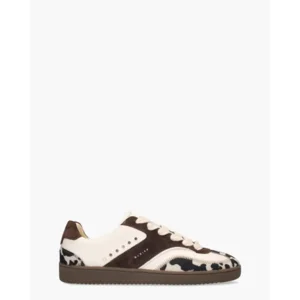Nubikk Ray Owen Studs Cow Pony Bruine Damessneakers