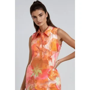 Signe Nature Hemdkleed: Multicolor, mouwloos ( SIGNE.1366 )