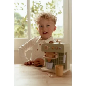 Koffie apparaat met barista toebehoren - Hout