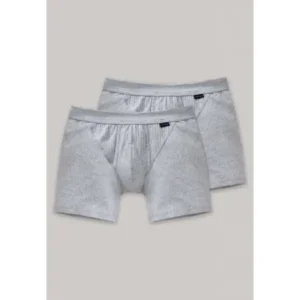 Schiesser Authentic Shorts 2Pack - 103399 - Grey Melange