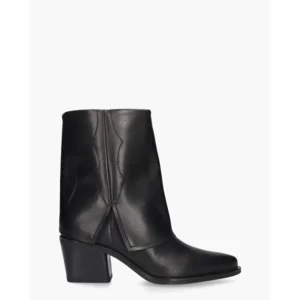 Gioia Amany Zwart Dames Enkelboots