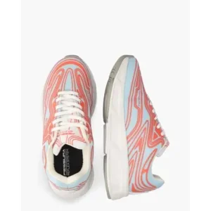 Fessura Runflex Blauw/Rood Damessneakers