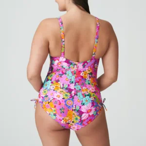 Prima Donna Swim Najac voorgevormd badpak in roze met bloemenprint