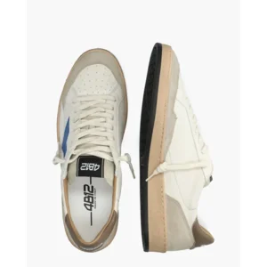 4b12 Play.New Off-White/Blauw Herensneakers