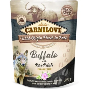 Carnilove Paté Buffalo with Rose Petals 300g