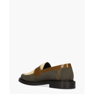 Filling Pieces Loafer Reed Beige/Groen Herenloafers