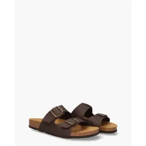 Cypres Omey Donkerbruin Herenslippers