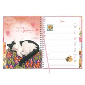 Agenda - Franciens katten - Stitch - 17,6x23,8cm