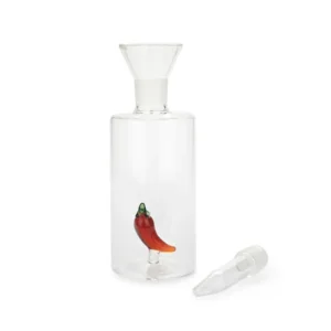 Balvi Olie of Azijn Fles Chilli 350 ml No Drip Glas