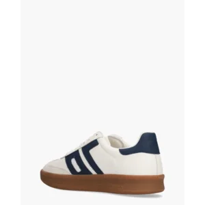 Back 70 Double Cloud V26-02 Wit/Donkerblauw Herensneakers