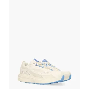 Mercer Amsterdam The Re-Run Max Wit/Blauw Damessneakers