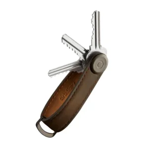 Orbitkey 2.0 Leather Key Holder Crazy Horse Oak bruin  CHLO-2-OBOBGM