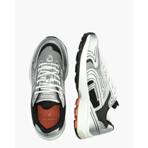 Filmore Yali Zilver/Zwart Herensneakers