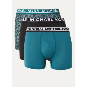 Michael Kors Mesh Tech 3-pack herenshorts in diepgroen