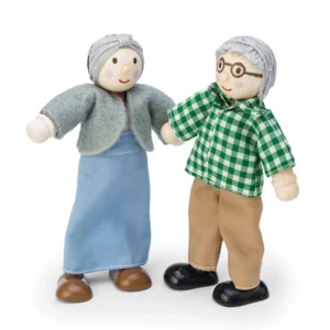 Poppenhuispoppetjes - Opa & oma de Wit