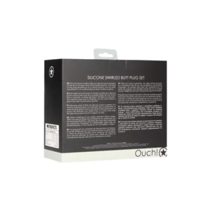 Ouch! Swirled Buttplug Set