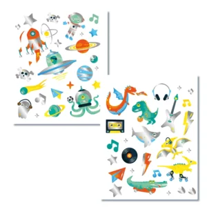 Plak tattoo - 50st. - Voor kinderen - Metallic