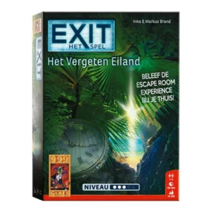 Actiespel - Exit - Escaperoom - Het vergeten eiland - 12+