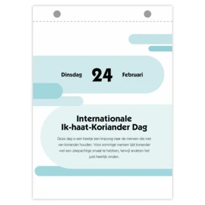 Scheurkalender - 2026 - Elke dag wat - 13x18cm